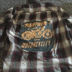 Custom motorcycle flannel